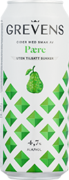 Grevens Cider Pære u/tilsatt sukker